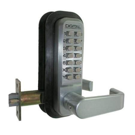 KEEN 2835-WH-DC Mechanical Keyless Lock With Passage Function Double Sided Combination - White KE3574411
